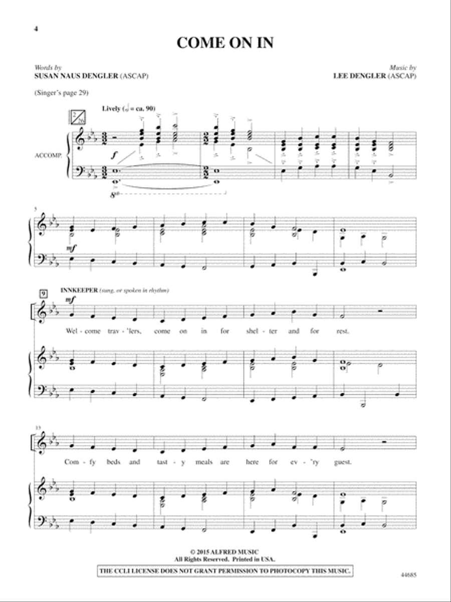 The Inn Crowd The Inn Crowd Choir scores gallery preview page 6
