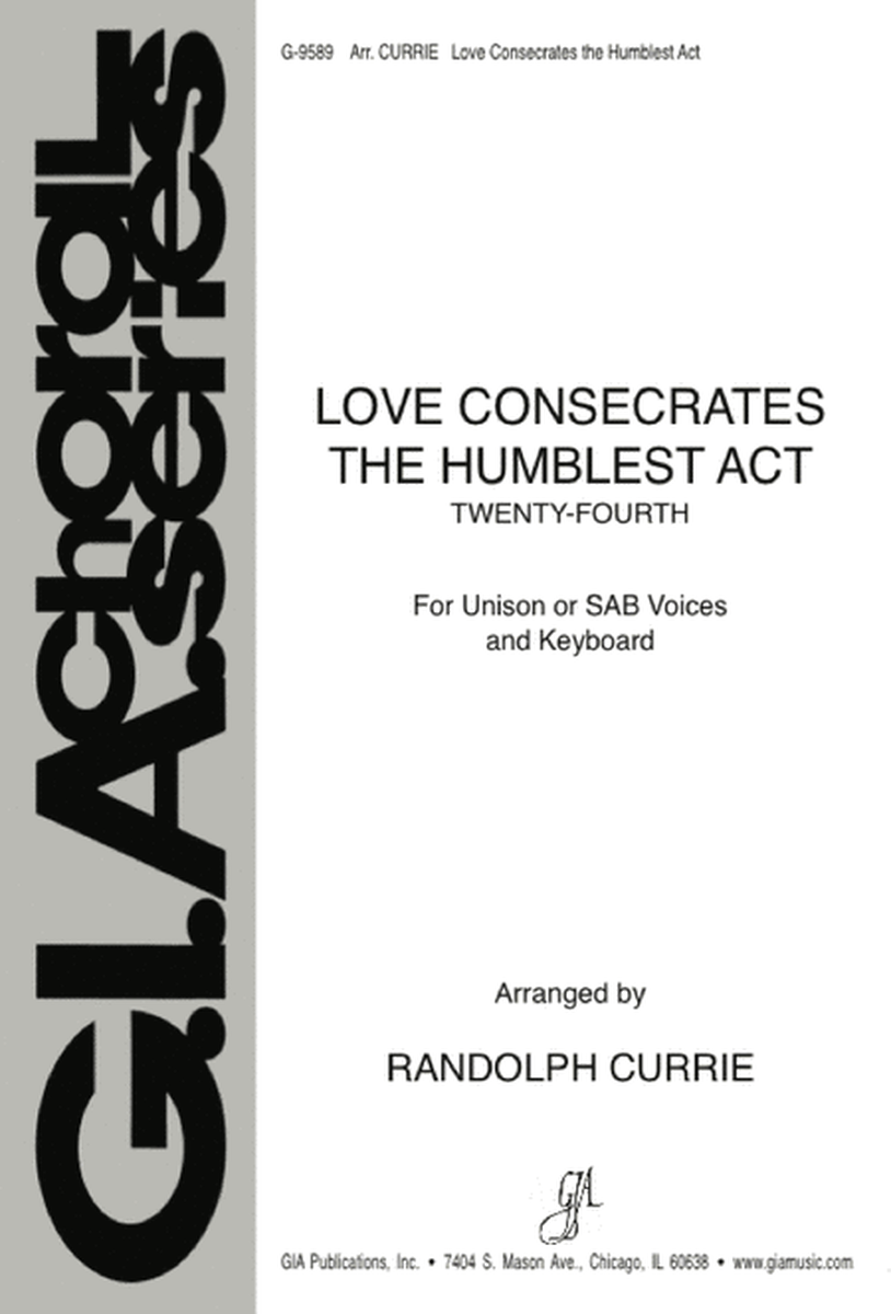 Love Consecrates the Humblest Act image number null