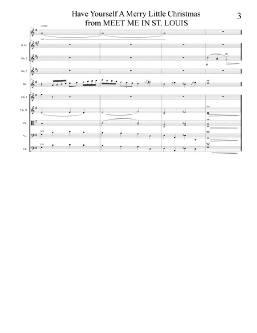 Have Yourself A Merry Little Christmas from MEET ME IN ST. LOUIS Large Ensemble scores gallery preview page 4