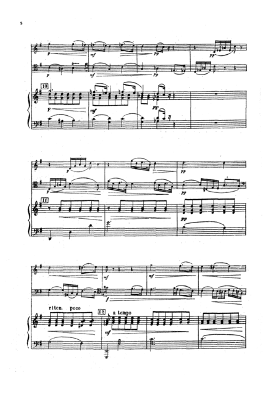 Etude (op.25, No.7) Piano Trio scores gallery preview page 5