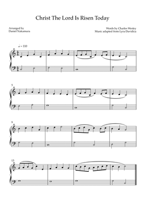Book cover for Christ The Lord Is Risen Today (Easy Piano)