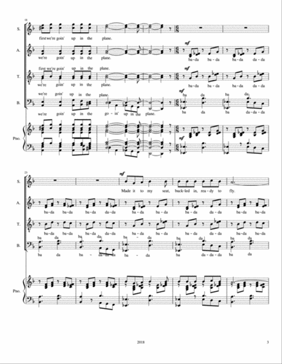 The Plane 4-Part scores gallery preview page 3