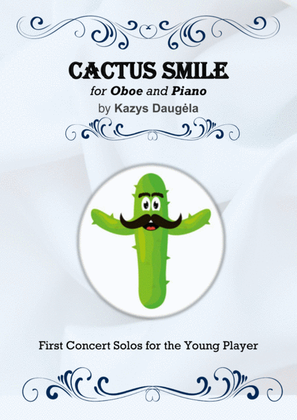 Book cover for "Cactus Smile" for Oboe and Piano