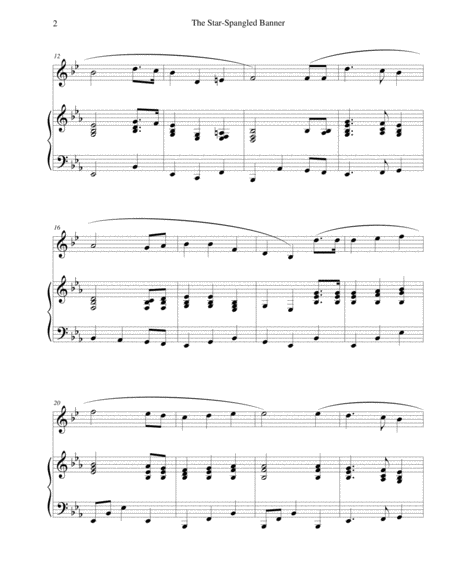 The Star-Spangled Banner - for French horn and piano image number null
