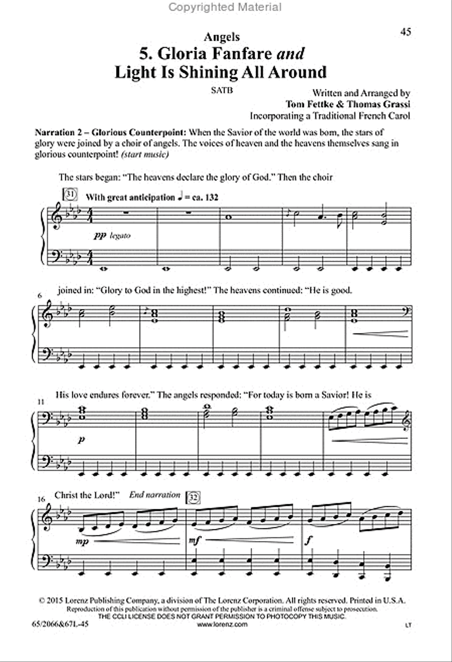 Stars of Glory - SATB with Performance CD 4-Part scores gallery preview page 14