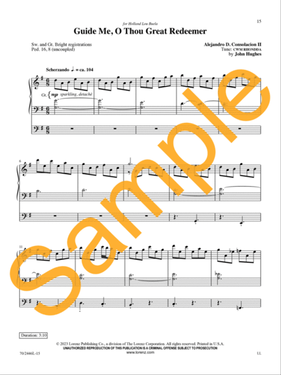 All Glory Be to Christ All Glory Be to Christ Organ Solo scores gallery preview page 13