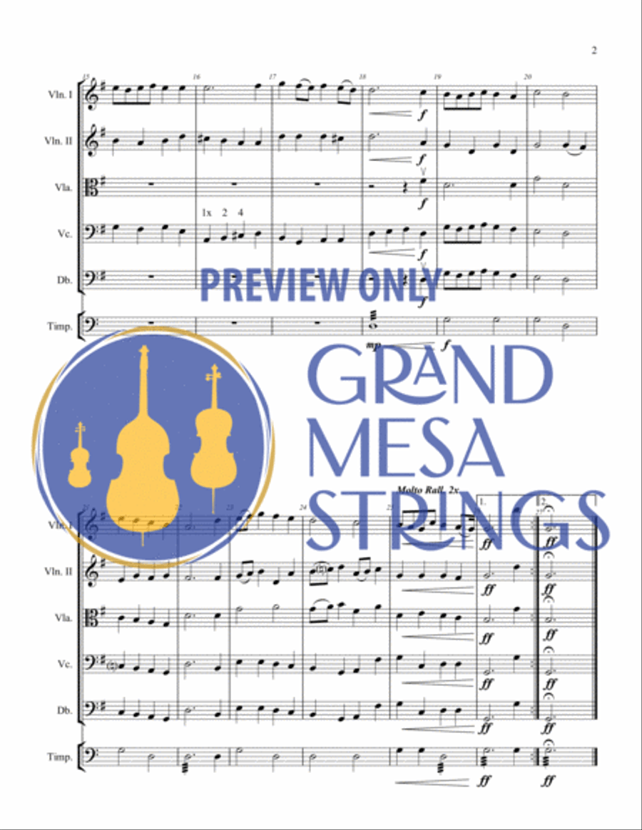 March from Scipio String Orchestra scores gallery preview page 3