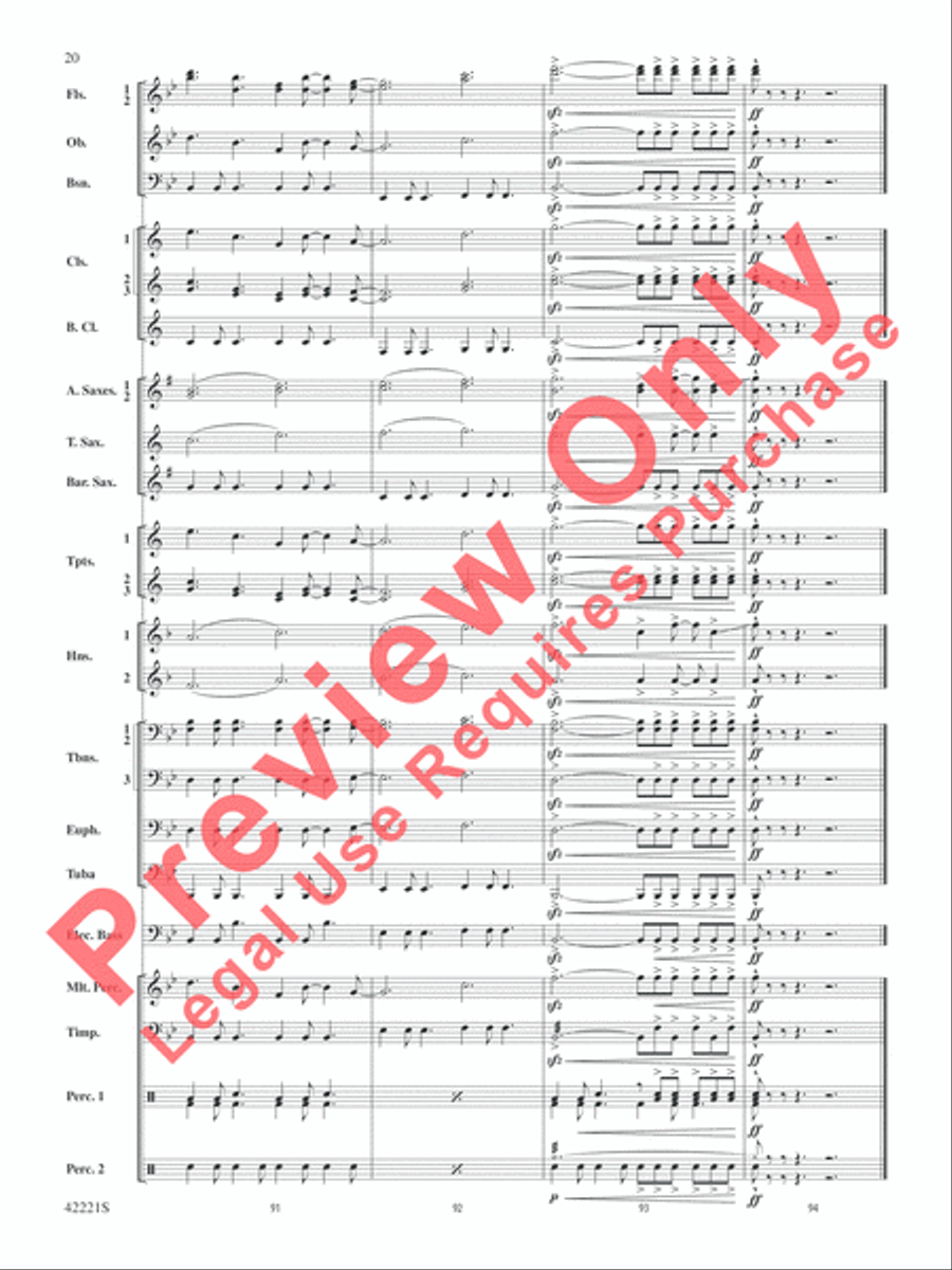 Carry On Carry On Concert Band scores gallery preview page 21