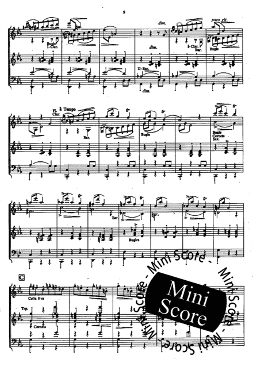 Peer Gynt Suite No 1 Concert Band scores gallery preview page 13
