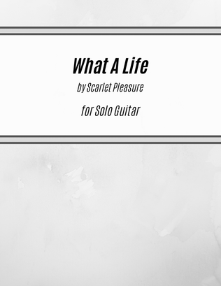 Book cover for What A Life
