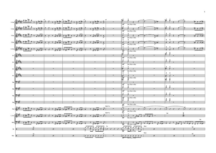 River Deep - Mountain High Jazz Ensemble scores gallery preview page 5