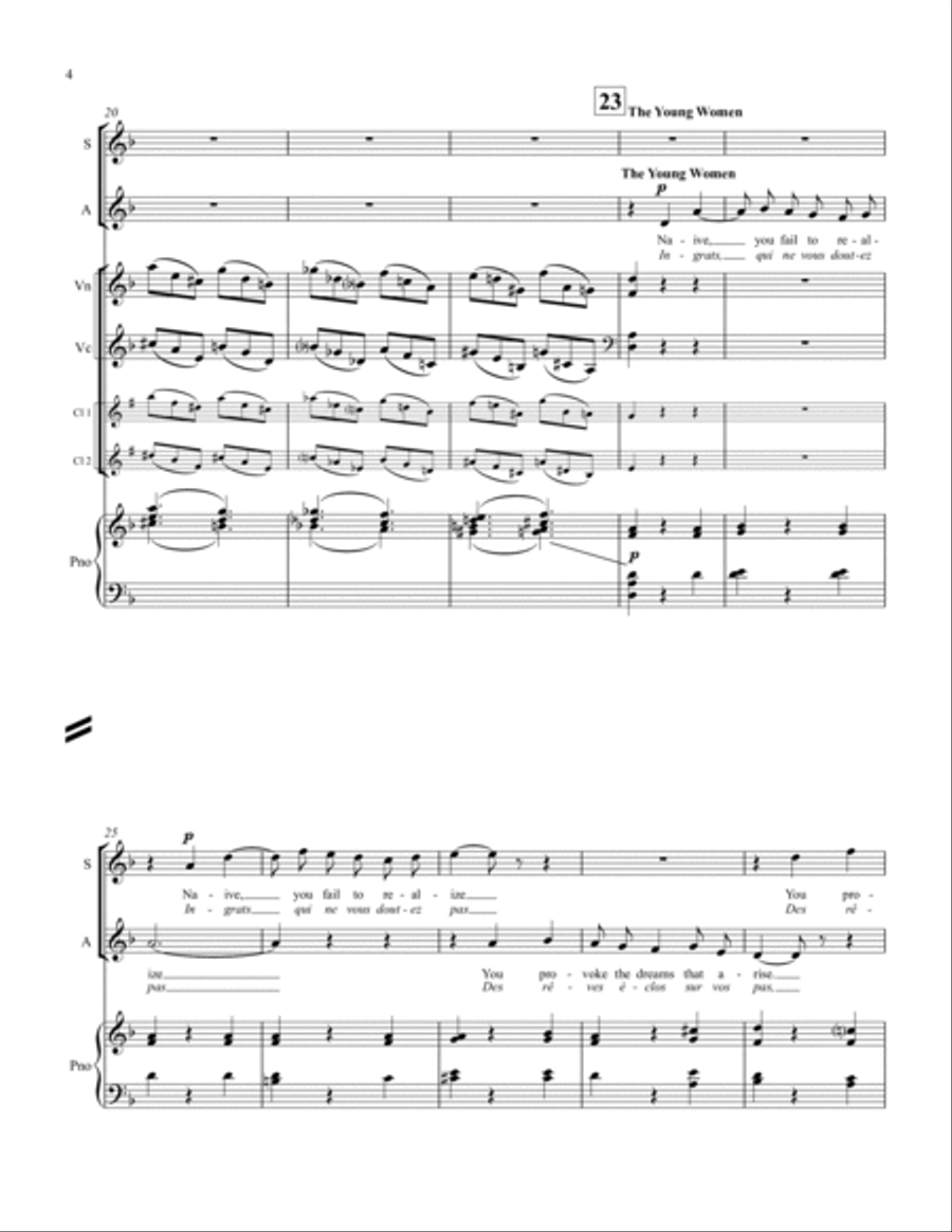 Madrigal - Without Mercy (Inhumaines) Choir scores gallery preview page 4