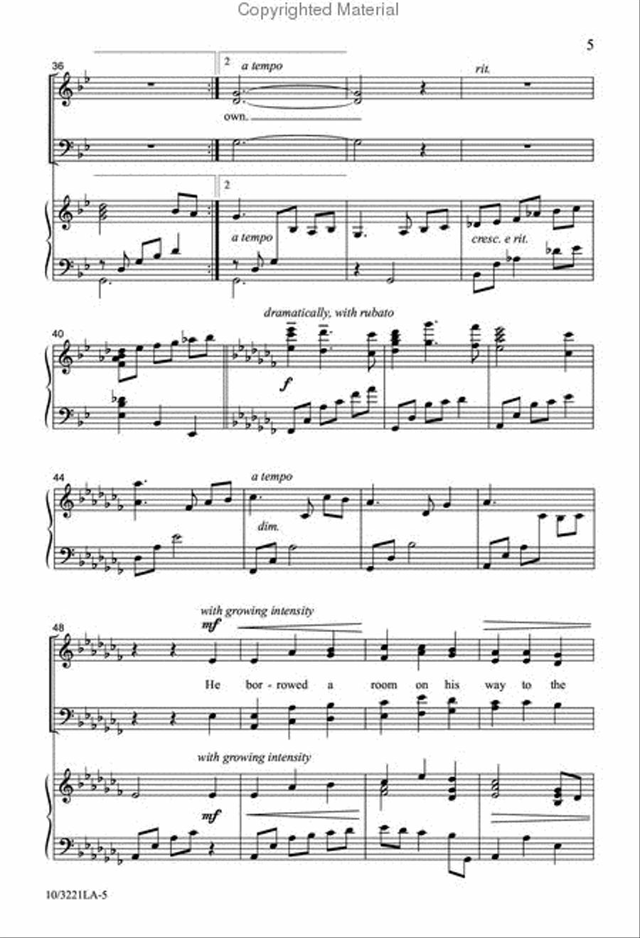 <br>Sheet music extract