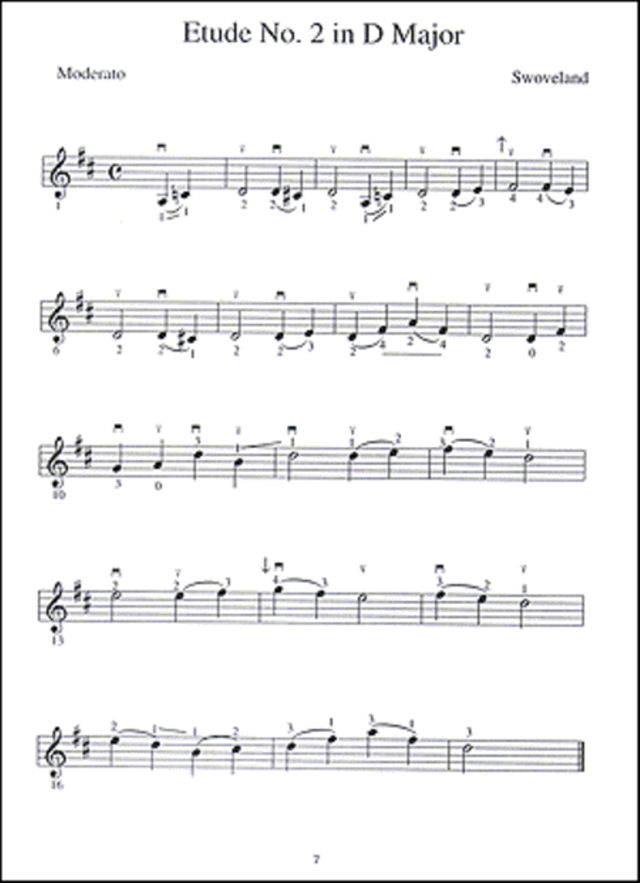 Third Position Easy & Melodic Violin Etudes Violin scores gallery preview page 3