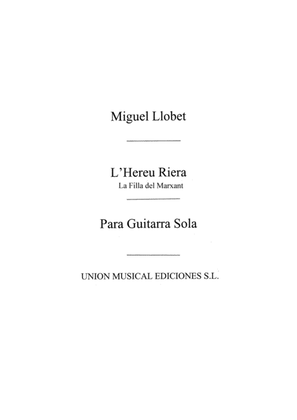 Book cover for L'Hereu Riera/La Filla Del Marxant