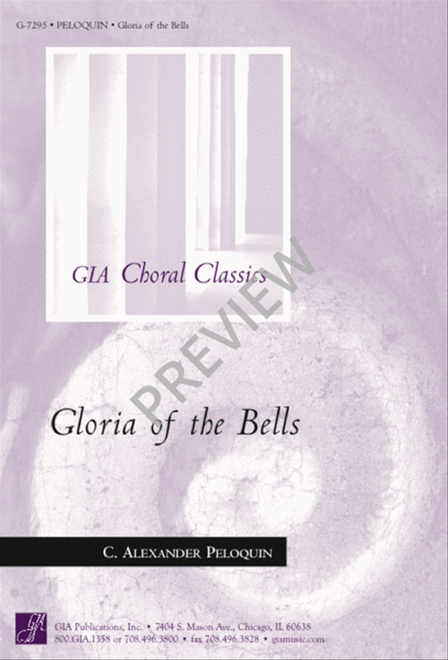 Gloria of the Bells Gloria of the Bells 4-Part scores gallery preview page 1