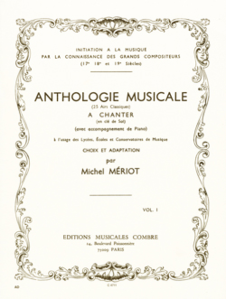 Anthologie musicale - Volume 1
