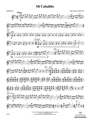 Mi Caballito: 1st Violin