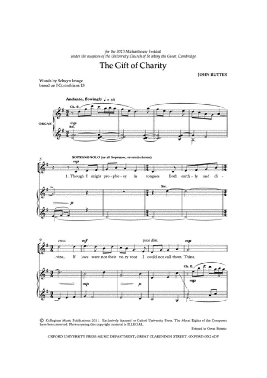 The Gift of Charity 4-Part scores gallery preview page 2