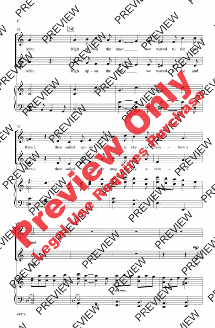 Pirates of the Cherry Tree 2-Part scores gallery preview page 6