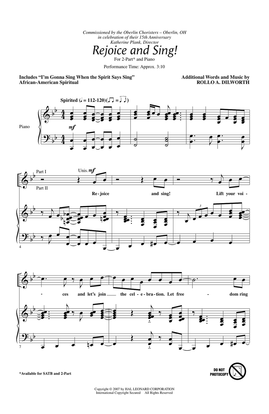 Rejoice And Sing!