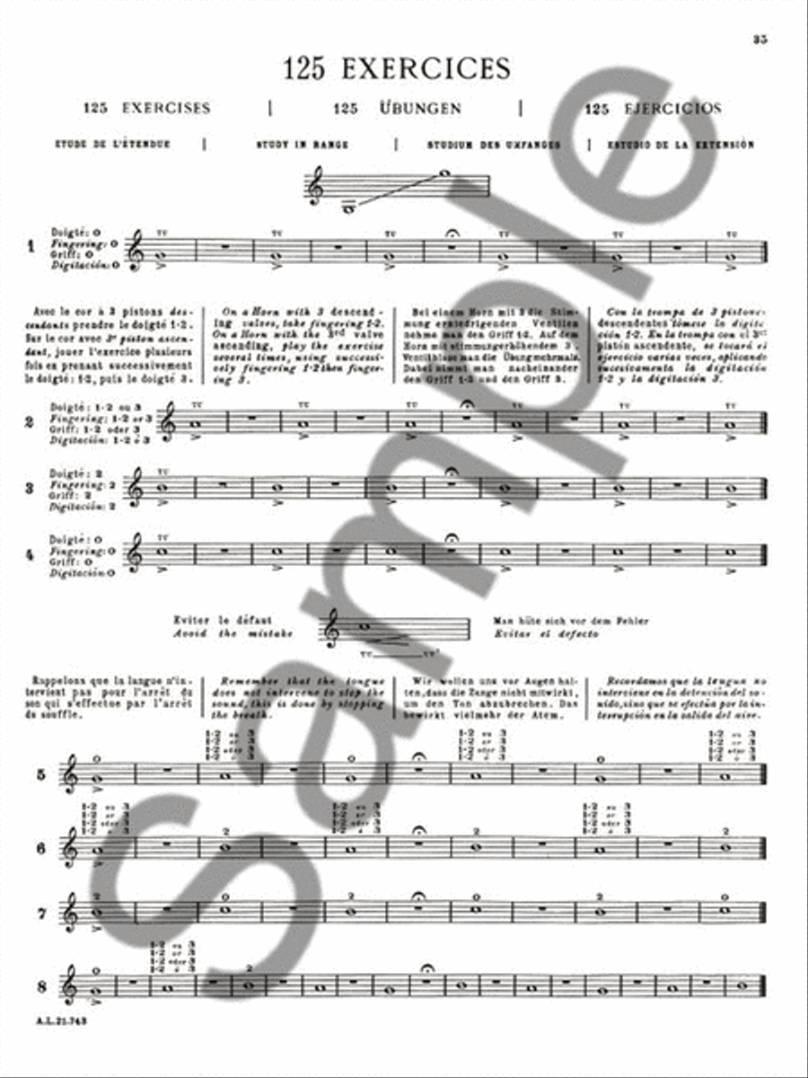 Lucien Thevet - Methode Complete De Cor, Vol. 1 Horn scores gallery preview page 2