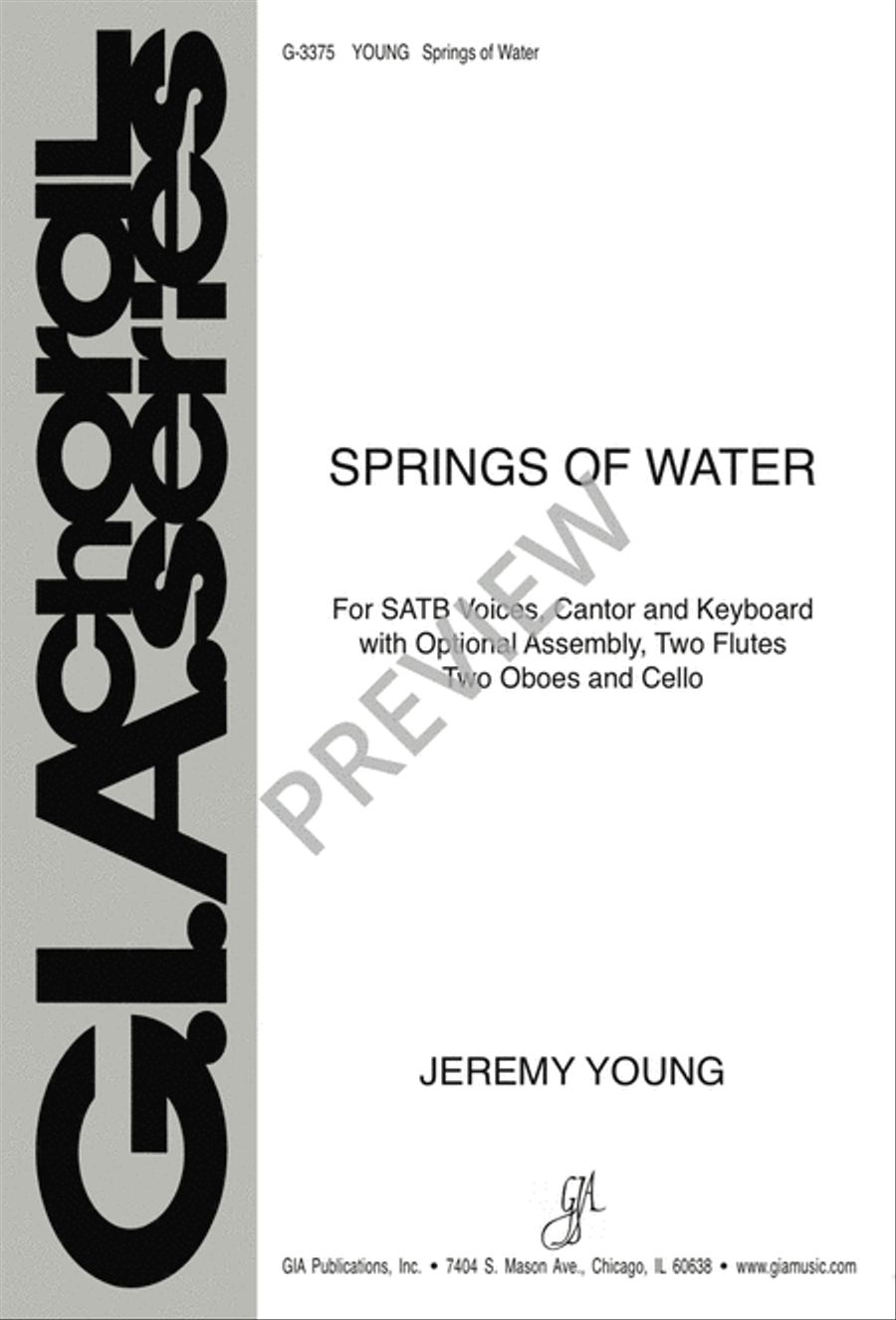 Springs of Water 4-Part scores gallery preview page 2