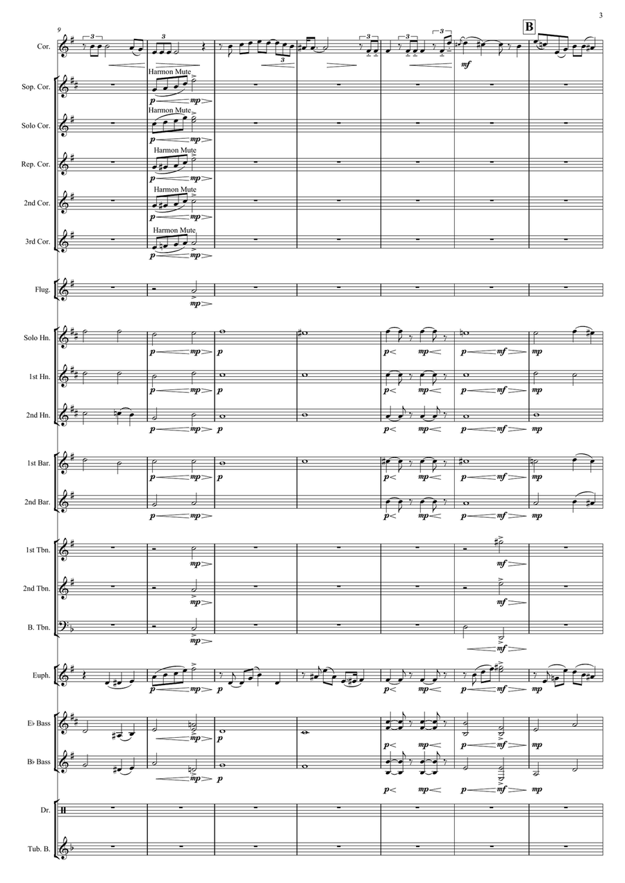 A Foggy Day (in London Town) Brass Band scores gallery preview page 3