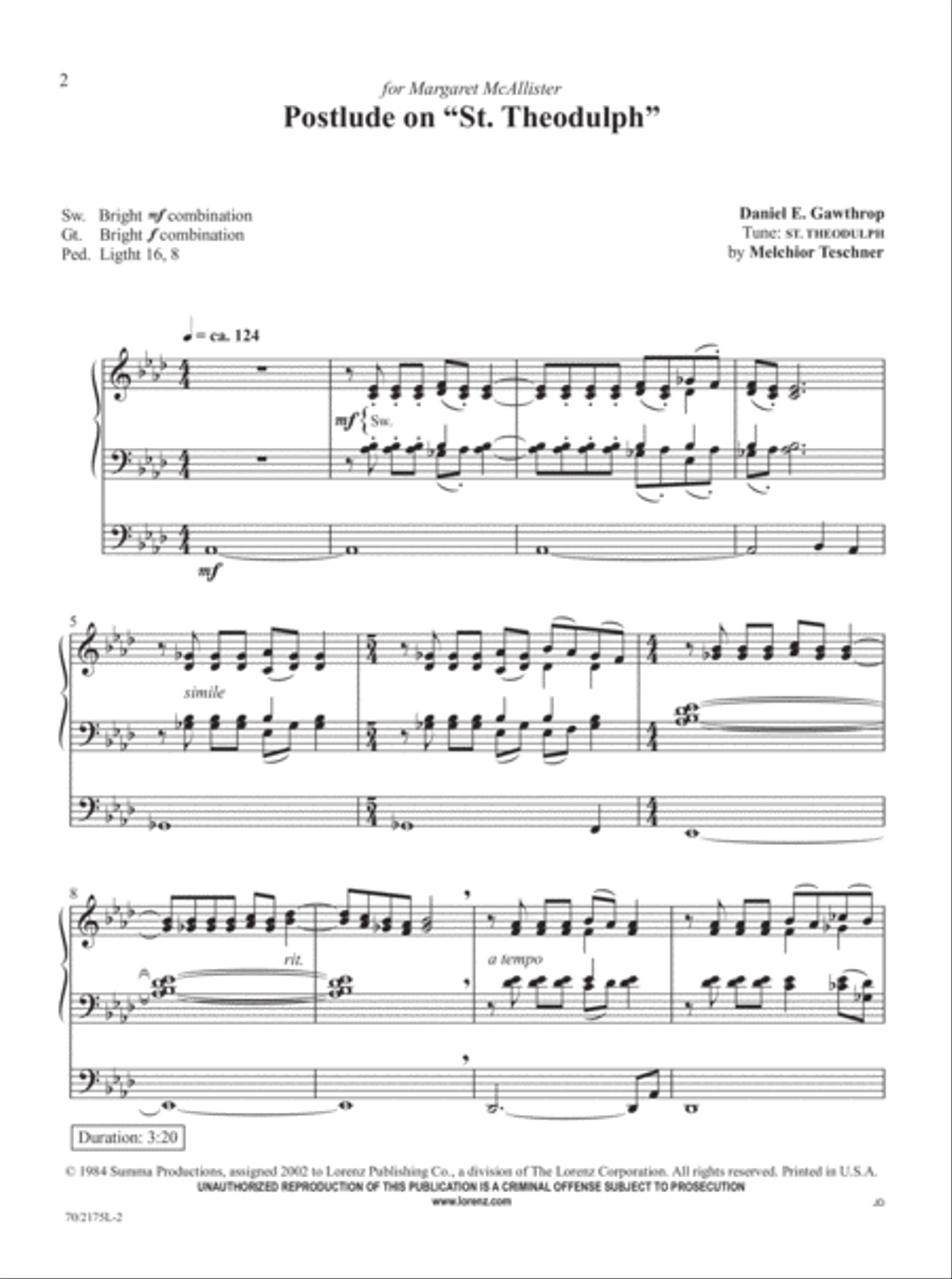 The Sacred Organ Library, Vol. 5 Organ Solo scores gallery preview page 3