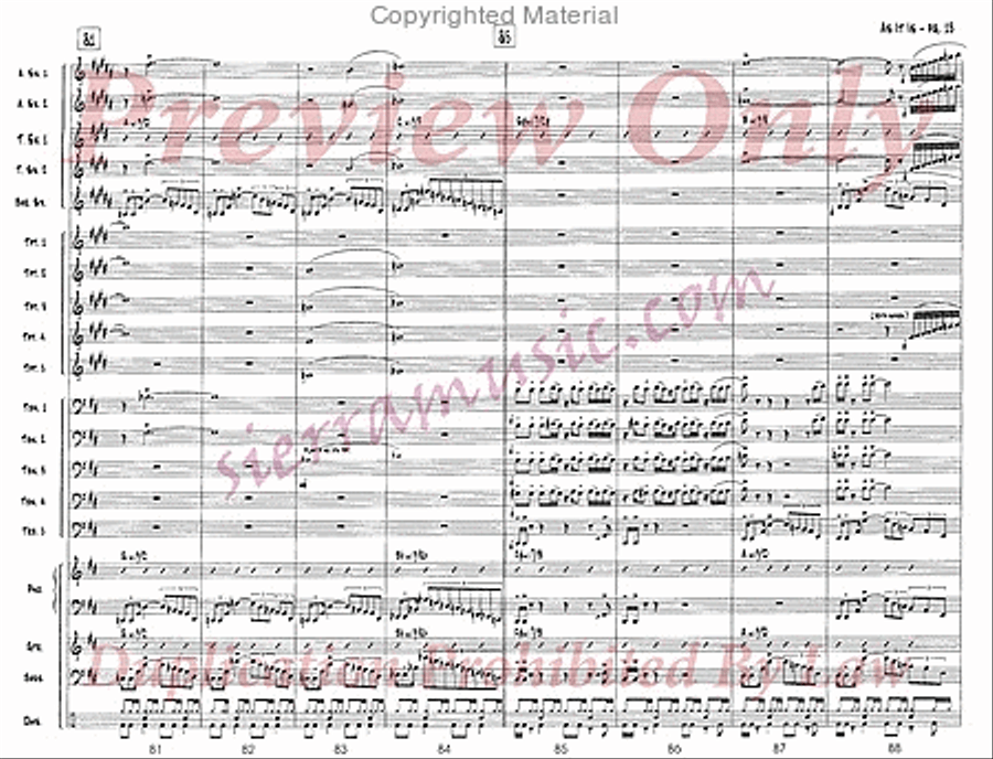 As It Is As It Is Jazz Ensemble scores gallery preview page 14