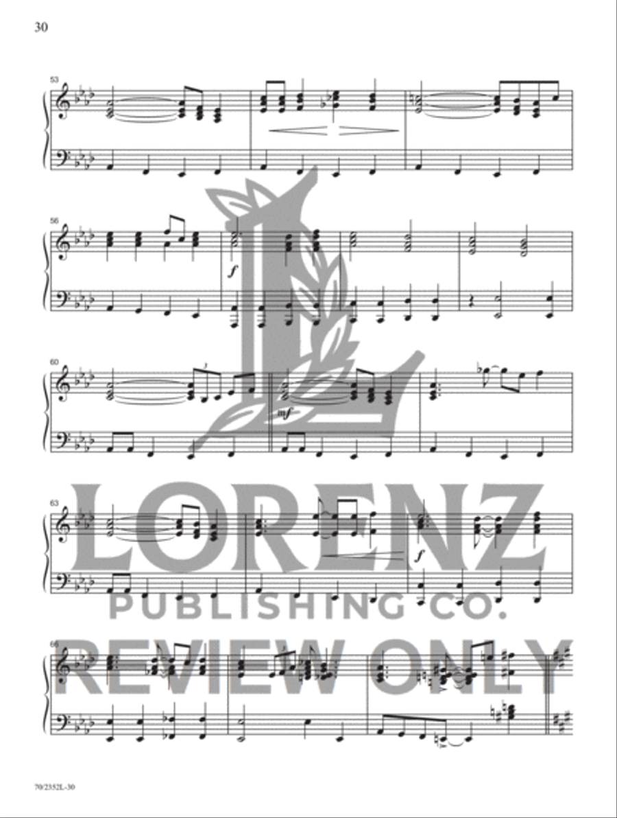 The Best of Mark Hayes for the Intermediate Pianist Piano Solo scores gallery preview page 21
