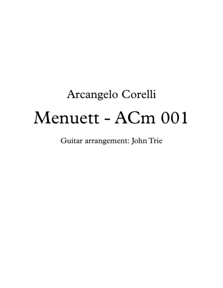 Menuett - ACm001 image number null