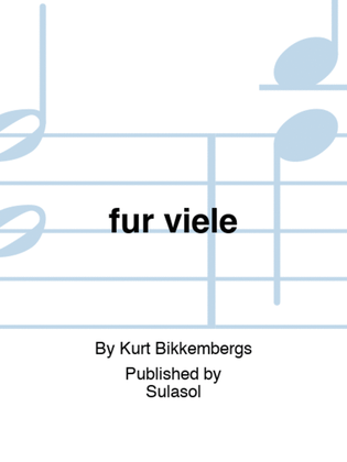 für viele