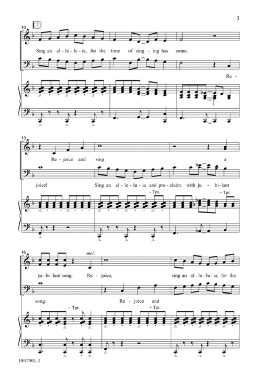 Christmas Fanfare 3-Part scores gallery preview page 3