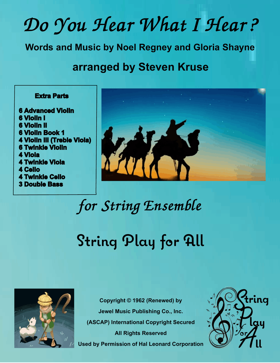 Do You Hear What I Hear String Orchestra scores gallery preview page 1