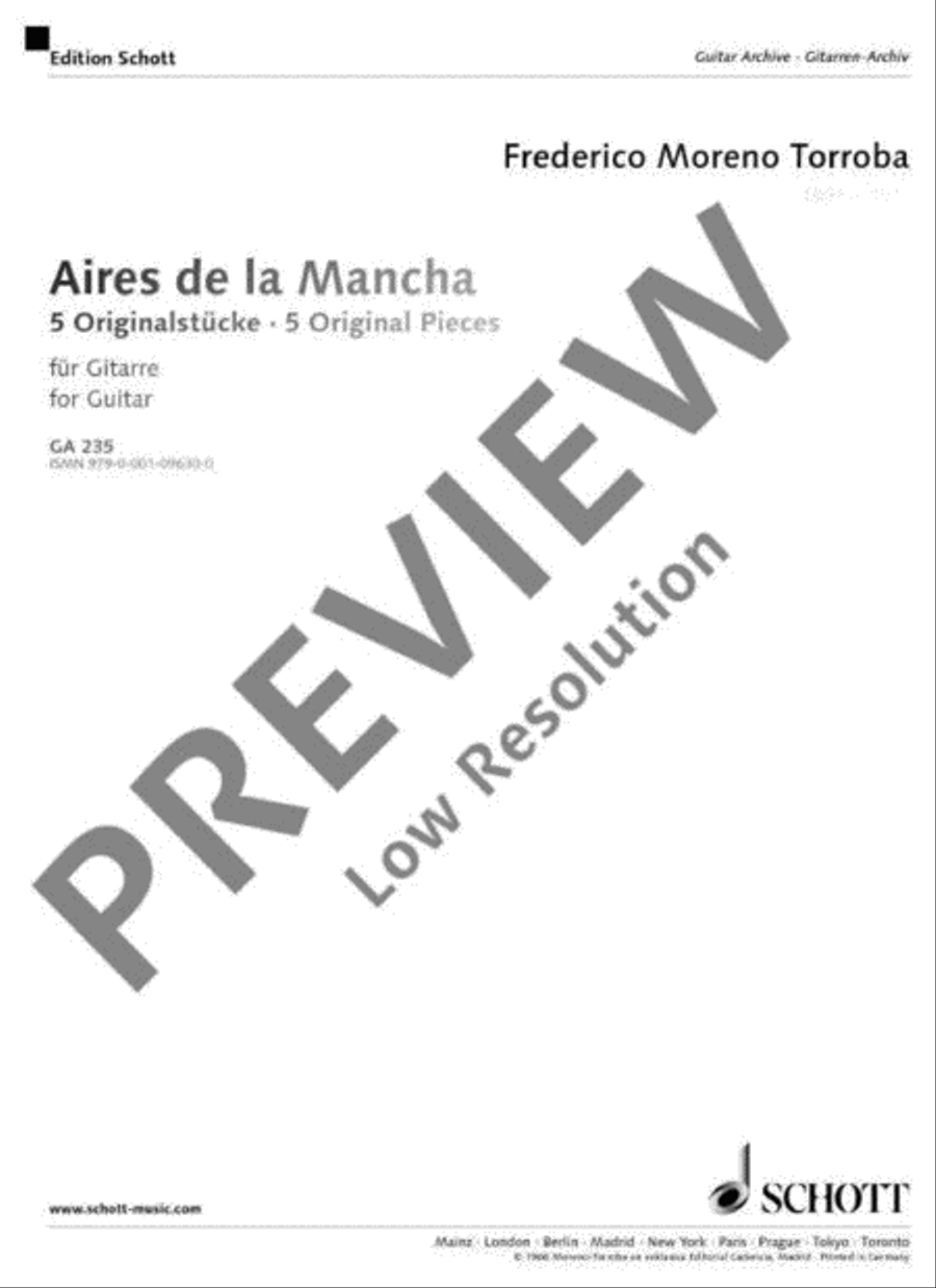 Aires de la Mancha Aires de la Mancha Classical Guitar scores gallery preview page 2