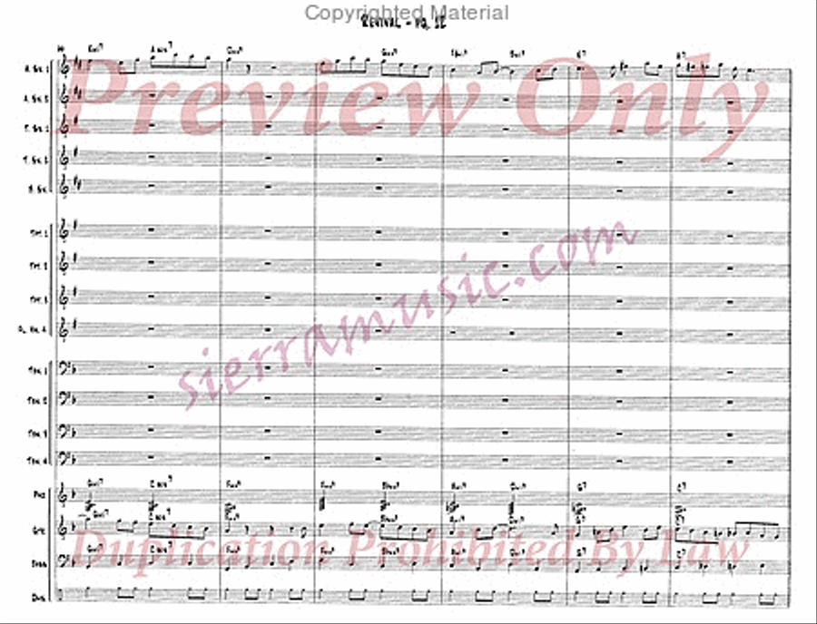 Revival Revival Jazz Ensemble scores gallery preview page 13