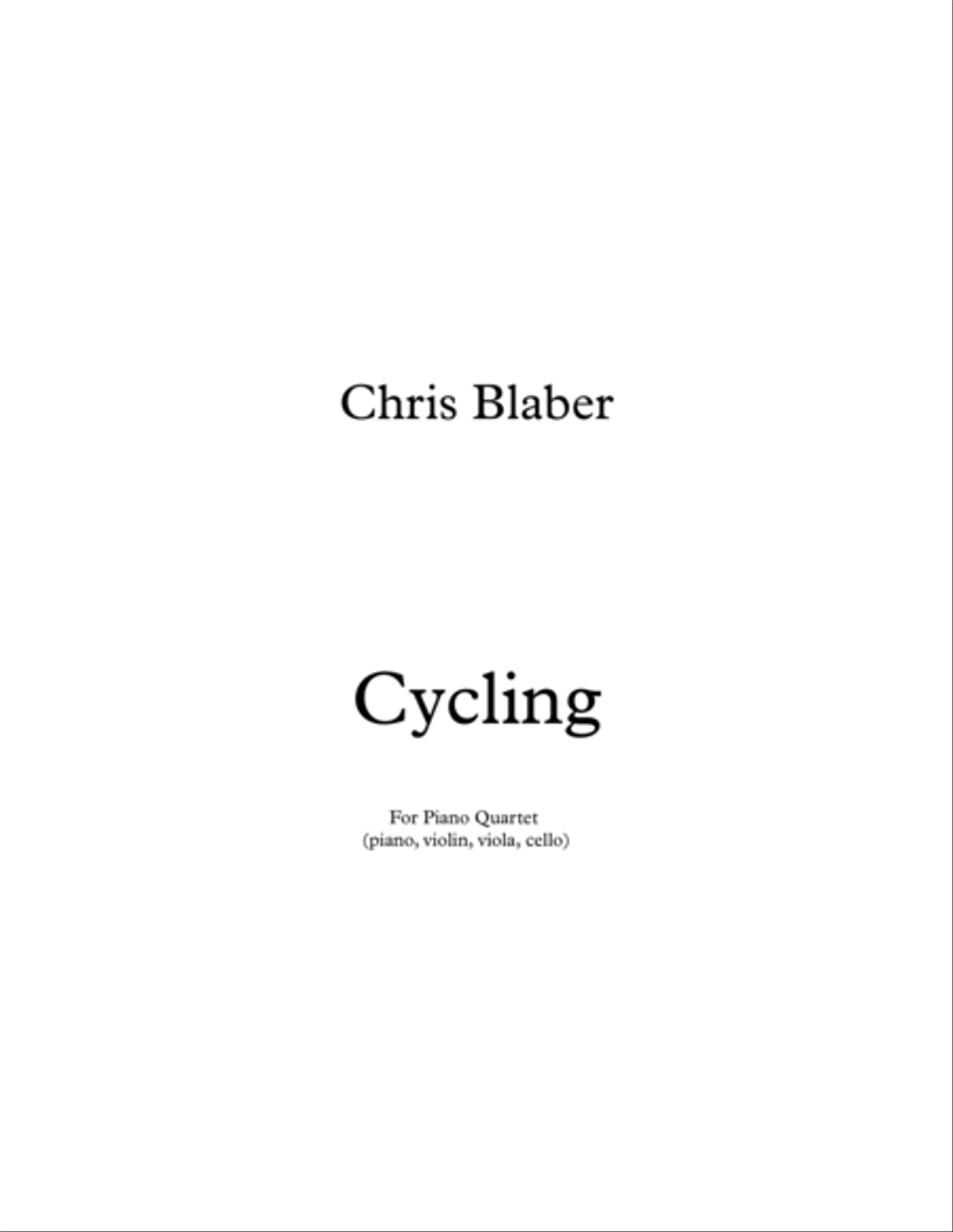Cycling Small Ensemble scores gallery preview page 1