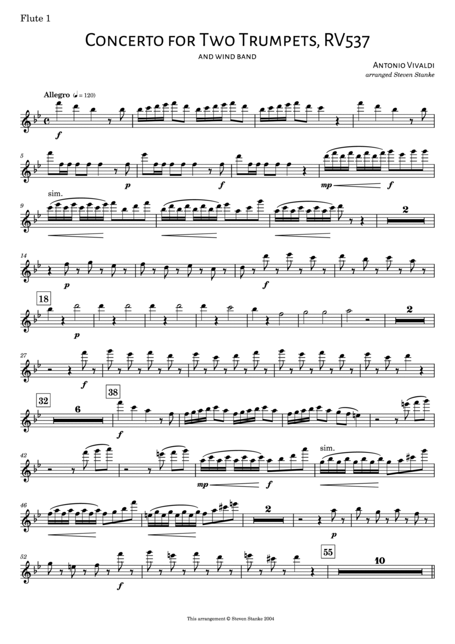 Vivaldi Concerto for Two Trumpets