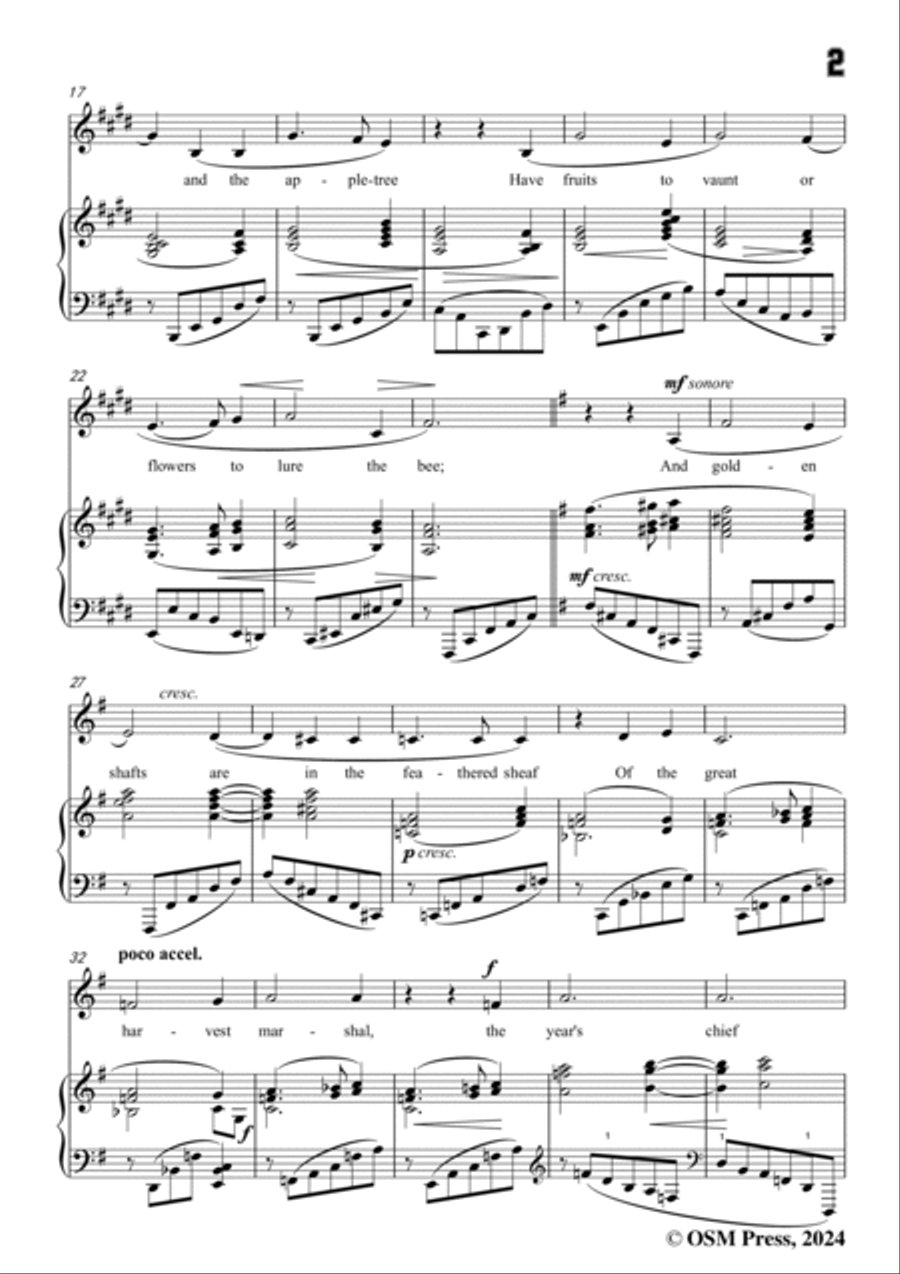 Vaughan Williams-Love's Last Gift,in C Major Voice scores gallery preview page 3