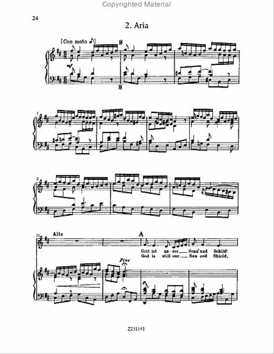 Gott, der Herr, ist Sonn' und Schild, BWV 79 Choir scores gallery preview page 24