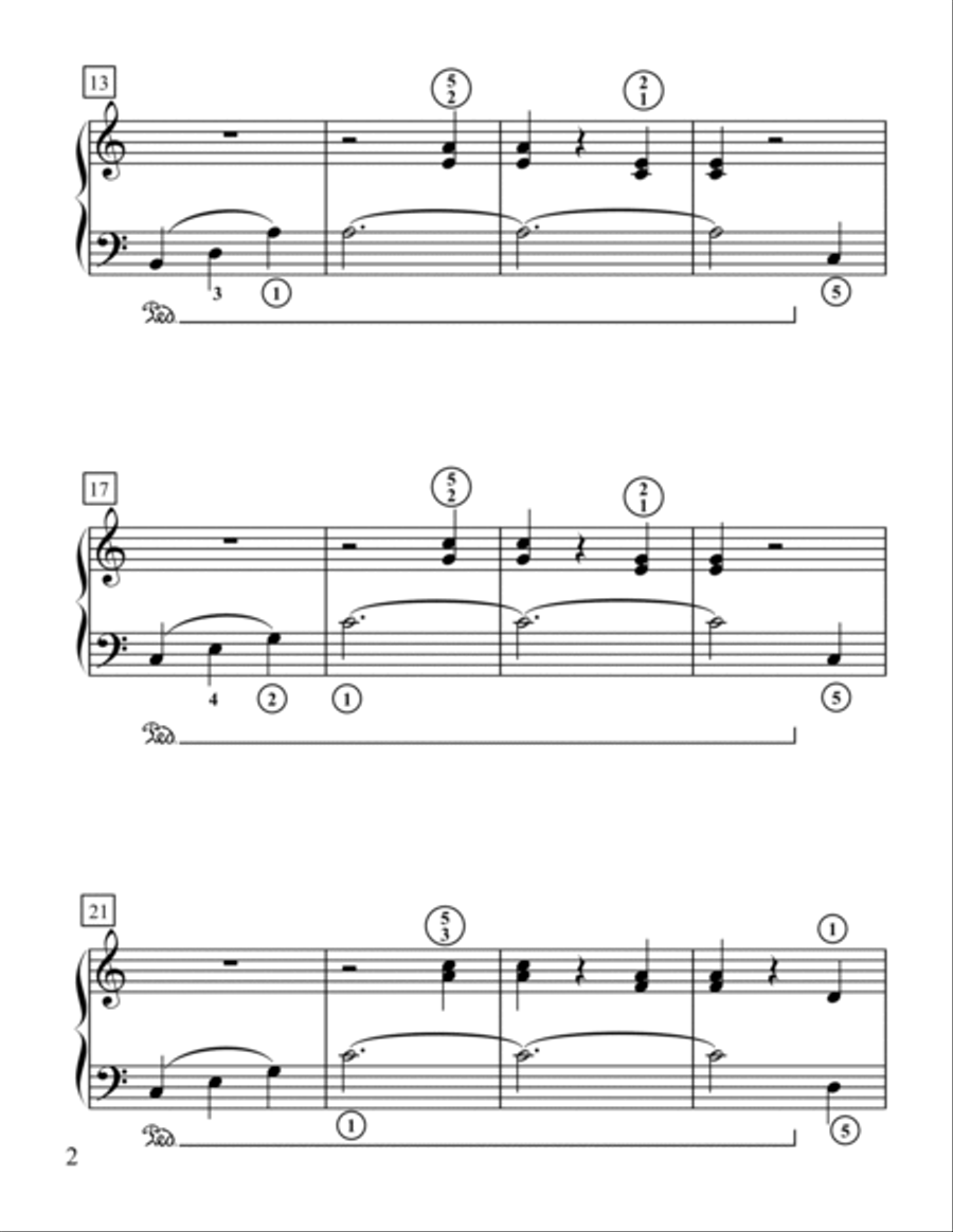The Blue Danube (Level 2 Piano) Easy Piano scores gallery preview page 2