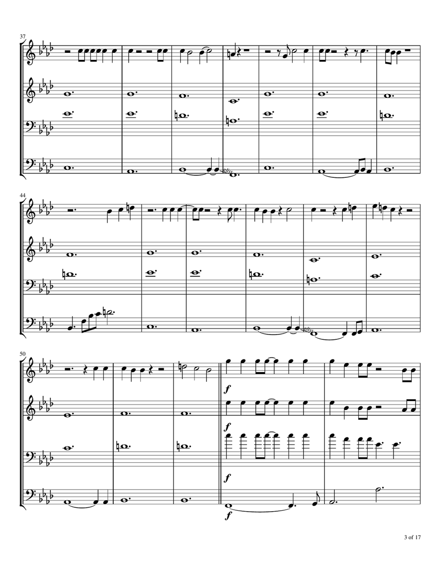 Bottom Of Your Soul Brass Ensemble scores gallery preview page 4