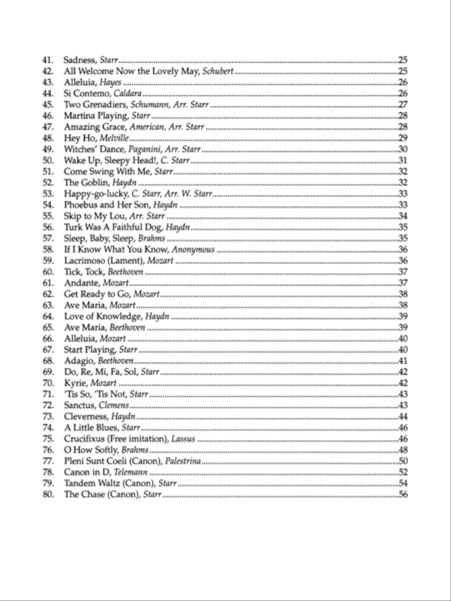 Rounds and Canons for Reading, Recreation and Performance Cello scores gallery preview page 3