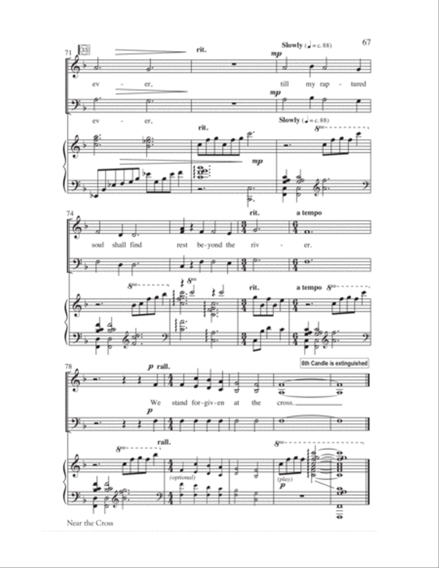 We Remember Calvary (SAB) 3-Part scores gallery preview page 70