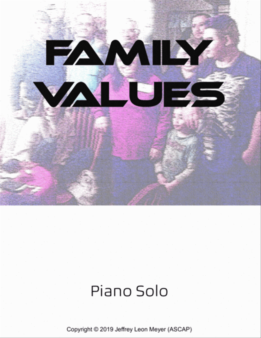 Family Values - Piano Solo Piano Solo scores gallery preview page 1