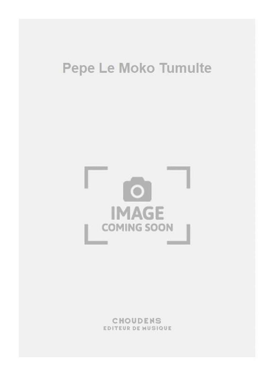 Pepe Le Moko Tumulte Piano Solo scores gallery preview page 1