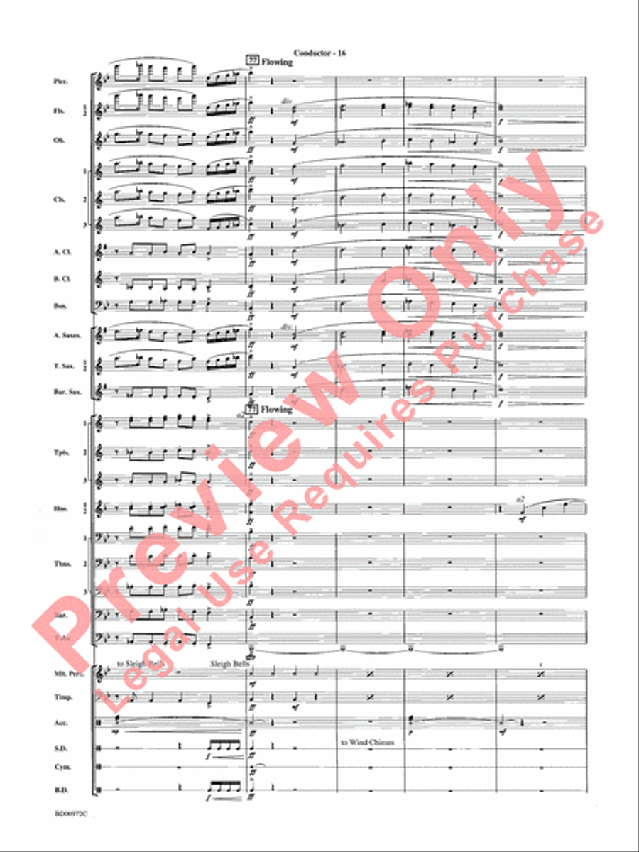 Covenant Concert Band scores gallery preview page 18
