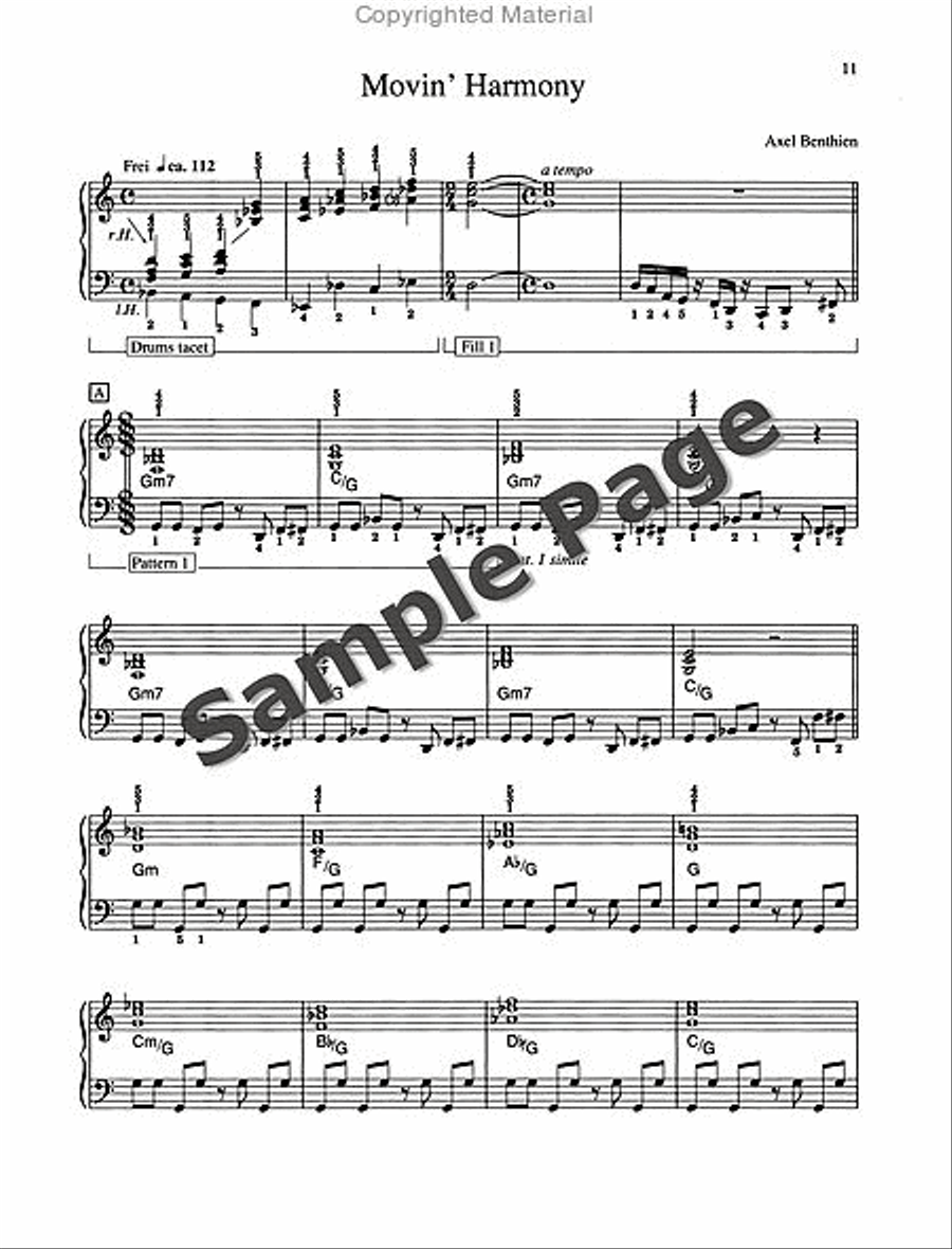 Keyboard On Stage Piano/cassette Piano scores gallery preview page 12