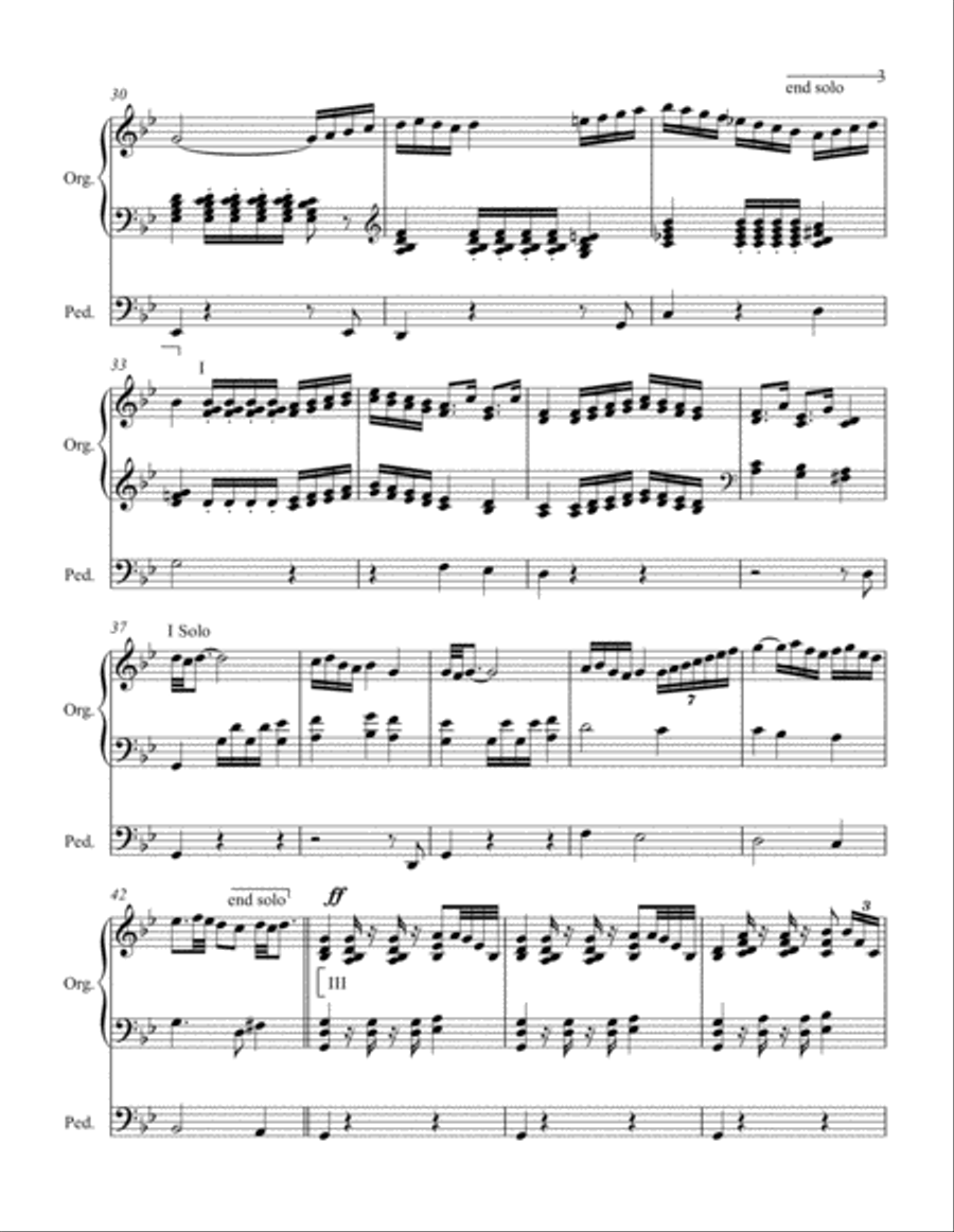Fandango Organ Solo scores gallery preview page 3